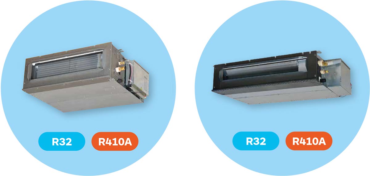 Mitsubishi FDUM/SRR Kanalgeräte