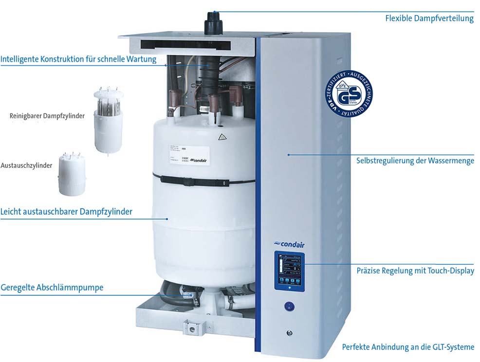 Dampf-Luftbefeuchter Condair EL